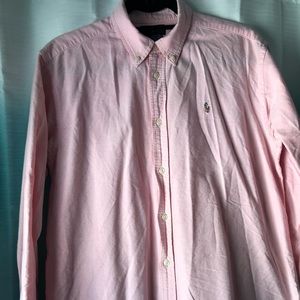 SOLDPink kids unisex size 20 Ralph Lauren Oxford.